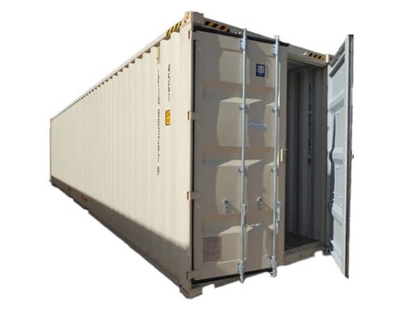 used 40ft high cube shipping container product image.
